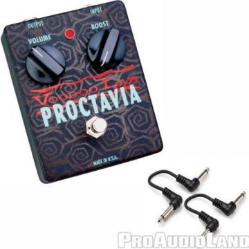 VooDoo martin guitar Labs martin guitar accessories Proctavia acoustic guitar martin Octave martin guitar strings Fuzz acoustic guitar strings martin Guitar Effect Pedal w/ 2x 6&#034; Patch Cables NEW