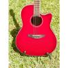 Ovation martin guitar case CA24S martin guitar strings acoustic Celeb acoustic guitar martin Mid-Depth martin strings acoustic Solid guitar strings martin Top Acoustic-Electric Guitar Ruby Red #6580 #2 small image