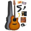 NEW martin acoustic guitars Applause martin AB24-HB martin guitar Honey martin acoustic guitar strings Burst acoustic guitar strings martin Balladeer Acoustic/Electric Guitar Bundle Gifts #1 small image