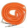 Lava martin guitars acoustic Cable martin d45 LCSCLRO martin strings acoustic Super martin guitars Coil acoustic guitar martin 35&#039; Right-Angle to Straight Guitar Cable in Orange #1 small image