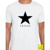 David martin acoustic guitar strings Bowie dreadnought acoustic guitar Blackstar martin d45 Black martin guitar strings Star martin guitar case T-Shirt 2016 Album Tribute Ziggy Heroes Music #1 small image