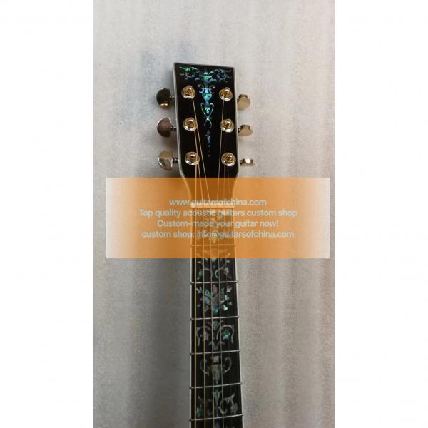 Chinese martin guitars Factory martin guitar Custom martin acoustic guitar Martin martin strings acoustic D45 martin guitar accessories Deluxe Abalone Inlay Guitar(New Type) #2 image