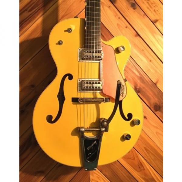 Gretsch: acoustic guitar martin Electric martin guitars acoustic Guitar martin acoustic guitars G6118T-120 martin guitar 120th martin guitars Anniversary Bamboo Yellow USED #1 image