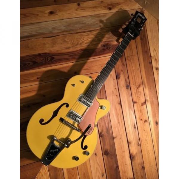 Gretsch: acoustic guitar martin Electric martin guitars acoustic Guitar martin acoustic guitars G6118T-120 martin guitar 120th martin guitars Anniversary Bamboo Yellow USED #2 image