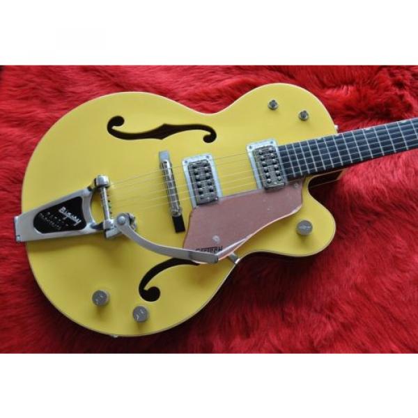 Gretsch: acoustic guitar martin Electric martin guitars acoustic Guitar martin acoustic guitars G6118T-120 martin guitar 120th martin guitars Anniversary Bamboo Yellow USED #5 image