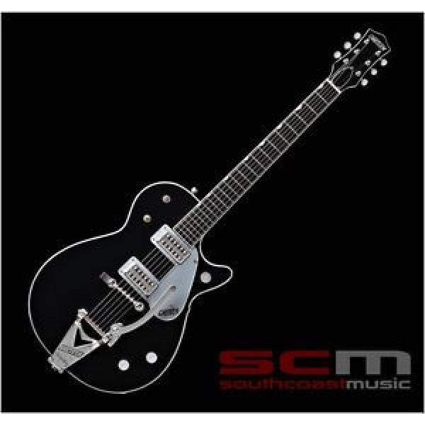 RRP$4700! martin guitar strings acoustic medium Gretsch martin strings acoustic Duo guitar martin Jet martin guitars acoustic G6128T acoustic guitar martin Guitar Jet Black with Bigsby and Hard Case #1 image