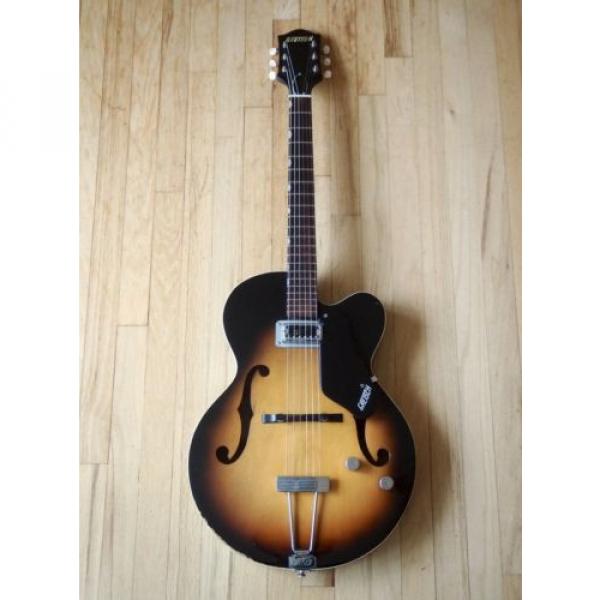 1961 martin strings acoustic Gretsch dreadnought acoustic guitar Clipper acoustic guitar martin 6186 martin acoustic strings Vintage martin guitar Hollowbody Electric Guitar, Anniversary HiLo #2 image