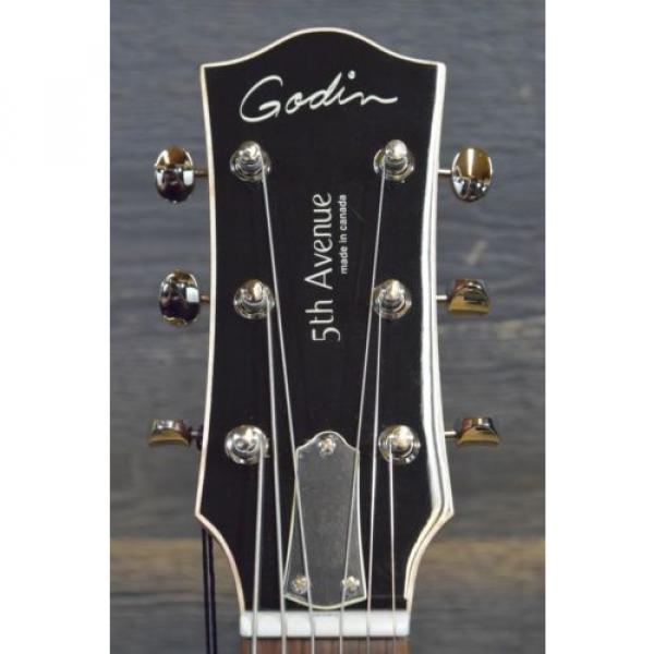 Godin martin guitar strings 5th martin Avenue martin d45 Kingpin guitar strings martin P90 acoustic guitar martin Black &#034;SF&#034; Archtop Electric Guitar #031993900409 #5 image