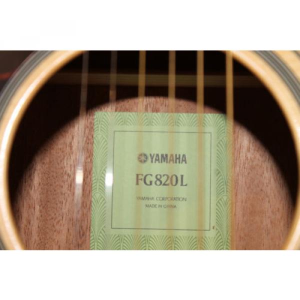 Yamaha FG820L martin acoustic guitar strings Dreadnought martin acoustic strings Left-Handed martin d45  martin guitar Acoustic martin acoustic guitars Guitar Natural  #3 image