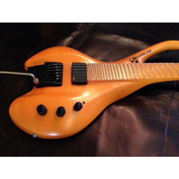 [USED]BassLab martin guitar Jinmoid martin acoustic guitars deluxe martin guitars Electric martin guitars acoustic Orange, guitar martin Electric guitar, Rare!!! j180704 #2 image