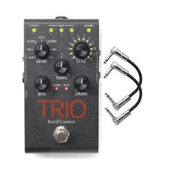 Digitech martin guitar accessories TRIO martin acoustic guitar strings Band martin d45 Creator dreadnought acoustic guitar Drum martin acoustic strings Bass Guitar Effects Pedal with Patch Cables #1 image