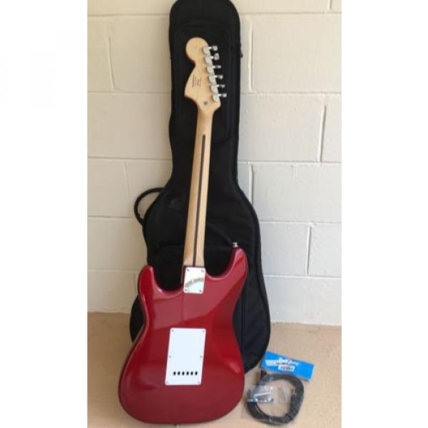 SAMMY acoustic guitar martin HAGAR martin guitar Signed martin guitar accessories Squier martin guitar strings Stratocaster acoustic guitar strings martin Fender Electric Guitar Red and White #5 image